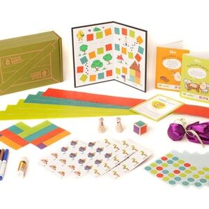 Kiwi Crate “Family Game Night” box , two games in one box. Brand new-ages 4-10